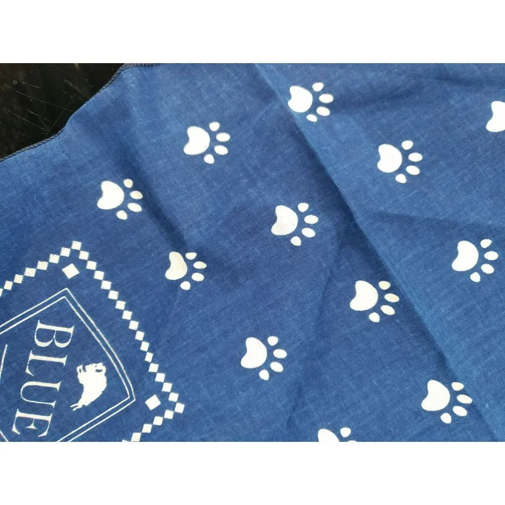 Blue Buffalo Blue White‎ Dog Scarf Bandan Necktie